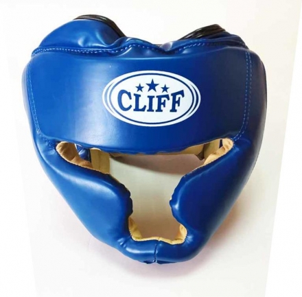 Шлем боксерский CLIFF ULI-5007 закрытый (FLEX) синий р.M, фото 1