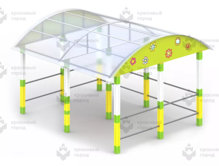 Навес для колясок на кубиках, фото 1