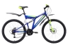 Изображение товара Велосипед Black One Phantom FS 26 D синий/зелёный/голубой 18