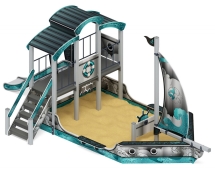 Детская игровая площадка Лагуна Парусник ДИК 2.03.3.01-05 H=1200