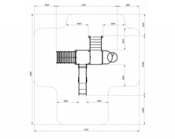 Детская игровая площадка Играйте с нами Эко ДИК 2.01.1.02-02 H=1200, фото 5 Детская игровая площадка Играйте с нами Эко ДИК 2.01.1.02-02 H=1200, фото 5