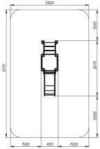 Горка - ИО 41.15.01-11 - Королевство (Коты) H=750 Горка - ИО 41.15.01-11 - Королевство (Коты) H=750