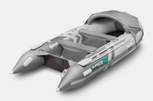 Gladiator C 370 AL ACTIVE Светло-темносерый моторная лодка ПВХ Алюминиевый пайол