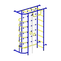 Спортивный комплекс Пионер 9М сине/жёлтый