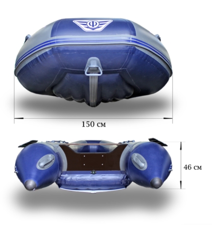 Лодка ПВХ Флагман 420 IGLA НДНД надувная под мотор, фото 4