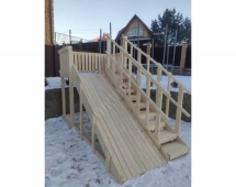 Зимняя горка TORUDA Север wood-3 (скат 3 м) Зимняя горка TORUDA Север wood-3 (скат 3 м)