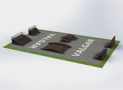 СКЕЙТБОРД ПЛОЩАДКА РАЗМЕРОМ 35Х20 М, фото 4