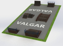 СКЕЙТБОРД ПЛОЩАДКА РАЗМЕРОМ 35Х20 М