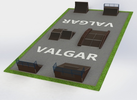 СКЕЙТБОРД ПЛОЩАДКА РАЗМЕРОМ 35Х20 М, фото 2