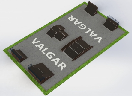 СКЕЙТБОРД ПЛОЩАДКА РАЗМЕРОМ 35Х20 М, фото 3