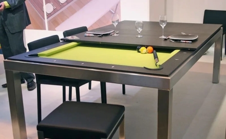 БИЛЬЯРДНЫЙ СТОЛ 7 ФУТОВ "ВОРОТЫНСКИЙ" ХАЙ-ТЕК STYLE (пирамида), фото 1