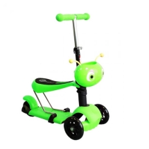 Самокат трансформер Пчелка, зеленый Самокат трансформер Пчелка, зеленый