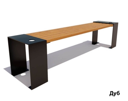 Парковая скамейка Красногорск, Лиственница 2,5 м, фото 4