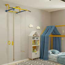 Турник с навеской. Крепление к стене