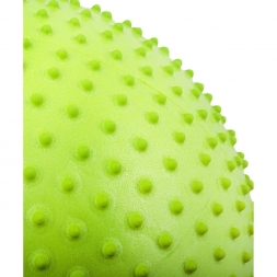 Мяч гимнастический массажный GB-301 (75 см, зеленый, антивзрыв), фото 3