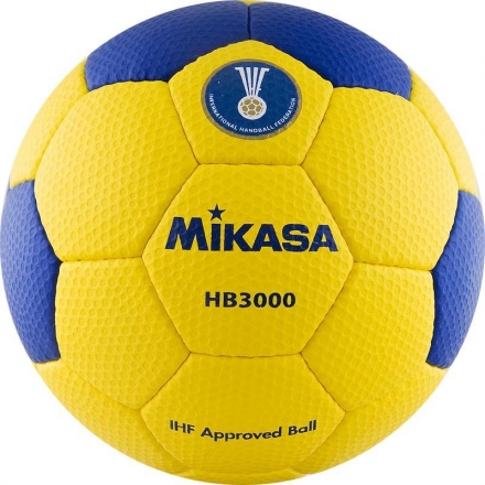 Мяч гандбольный &quot;MIKASA&quot;, синт. кожа, размер 3, желто-синий, фото 1