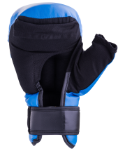 Перчатки для рукопашного боя HSIF RF3212, 12oz, к/з, синий Перчатки для рукопашного боя HSIF RF3212, 12oz, к/з, синий