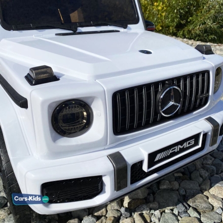 Электромобиль Mercedes Benz G63 AMG BBH-0003 белый, фото 8