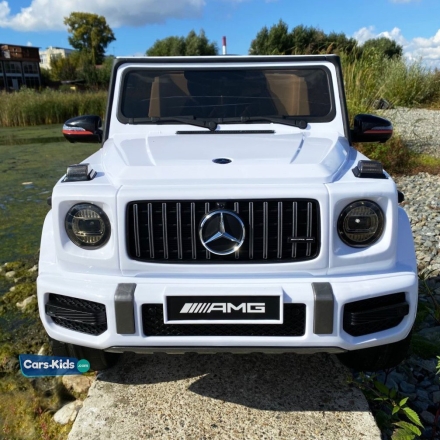 Электромобиль Mercedes Benz G63 AMG BBH-0003 белый, фото 7