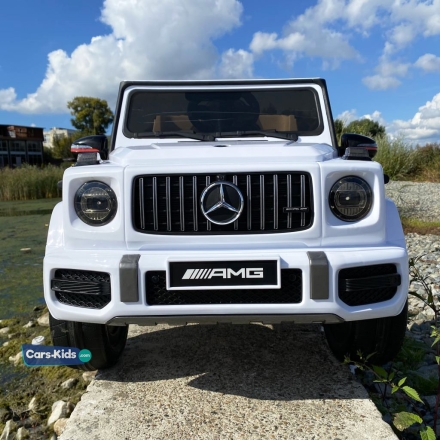 Электромобиль Mercedes Benz G63 AMG BBH-0003 белый, фото 3