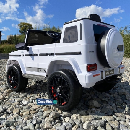 Электромобиль Mercedes Benz G63 AMG BBH-0003 белый, фото 5