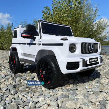 Электромобиль Mercedes Benz G63 AMG BBH-0003 белый, фото 2