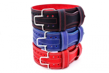 Пояс для пауэрлифтинга 100 мм, со скобой, двухслойный, фото 14