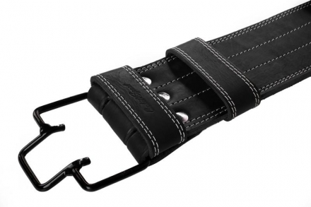 Пояс для пауэрлифтинга 100 мм, со скобой, двухслойный, фото 4