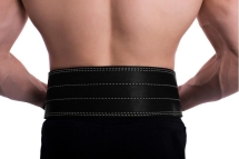 Пояс для пауэрлифтинга 100 мм, со скобой, двухслойный