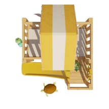 Детский игровой чердак "Скуби" Детский игровой чердак "Скуби"