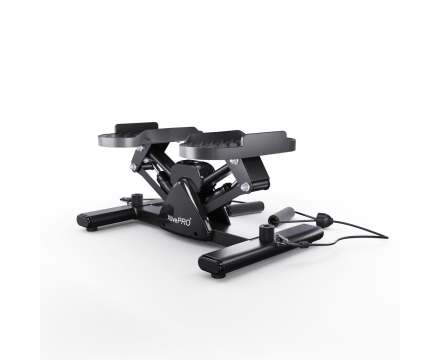 Балансировочный степпер DFC XtivePRO с эспандерами, черный, фото 3