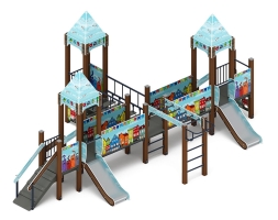 Детская игровая площадка Королевство (Коты) ДИК 1.15.05-21 H=750х, фото 4 Детская игровая площадка Королевство (Коты) ДИК 1.15.05-21 H=750х, фото 4