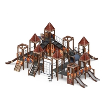 Детская игровая площадка Замок Средневековый ДИК 2.18.12-02 H=900 H=1200 H=2000 винтовой скат