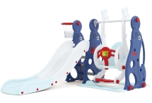 Горка + качели "Морской лев" PS-044-B синий Горка + качели "Морской лев" PS-044-B синий