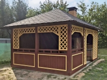 Прямоугольная беседка АВГУСТ Прямоугольная беседка АВГУСТ