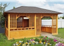 Прямоугольная беседка АВГУСТ Прямоугольная беседка АВГУСТ