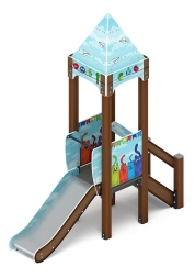 Горка - ИО 41.15.01-21 - Королевство (Коты) H=750, фото 4