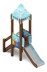 Горка - ИО 41.15.01-21 - Королевство (Коты) H=750, фото 1