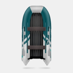 GLADIATOR E 330 S AIR SPORT Морской зеленый-белый моторная лодка ПВХ, фото 4