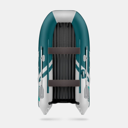 GLADIATOR E 330 S AIR SPORT Морской зеленый-белый моторная лодка ПВХ, фото 4