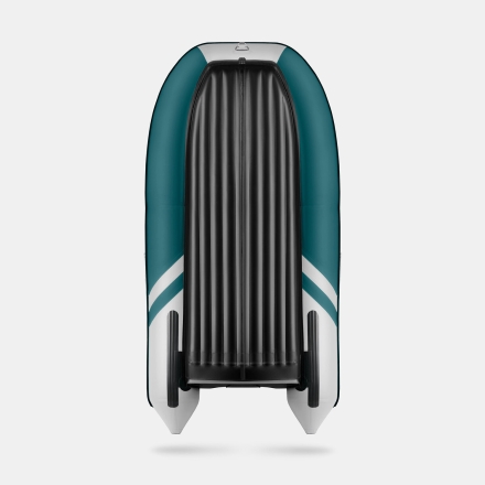 GLADIATOR E 330 S AIR SPORT Морской зеленый-белый моторная лодка ПВХ, фото 3