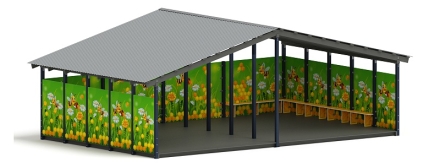 Теневой навес (Пчёлка) - МФ 70.8.5-05, фото 2