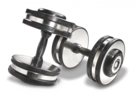 Гантели фиксированные Eclipse 52,5 кг (пара), фото 1