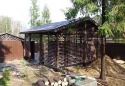 Навес для двух авто ИСТРИНСКИЙ Премиум комплектация, фото 3