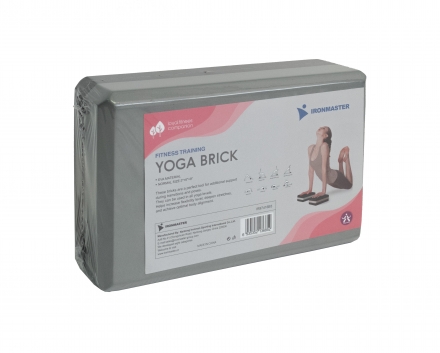 Блок для йоги серый-черный, фото 4