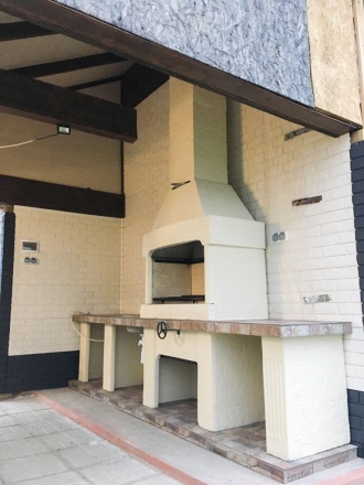 Печь № 22 — Печь барбекю с печью под казан, мойкой и рабочим столом, фото 7