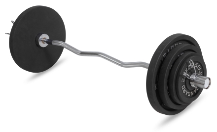 Гриф 50 мм. W-образный 1,2 м. до 180 кг. VictoryFit VF-S5012W180, фото 5