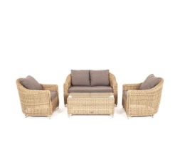 Зона 12 Кон Панна лаунж-зона из искусственного ротанга, цвет соломенный, фото 2