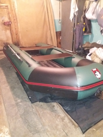 Лодка ПВХ Хантер 320 ЛКА надувная под мотор, фото 8