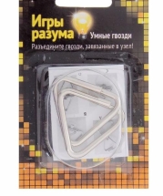Головоломка "Умные гвозди" № 15, уровень сложности 2 Головоломка "Умные гвозди" № 15, уровень сложности 2